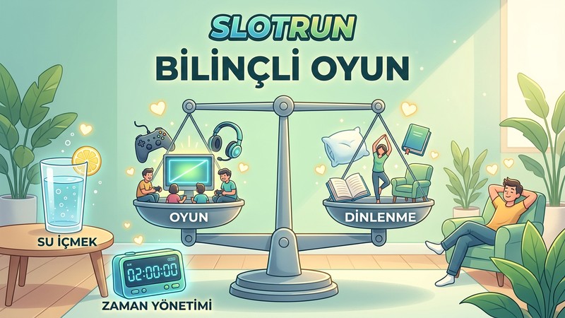 Slotrun güvenli ve bilinçli oyun kapak görseli